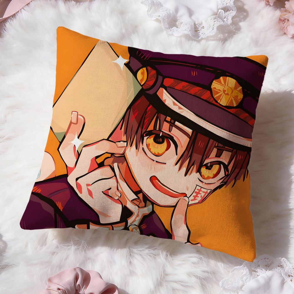 b-Bound Hanako-kun Cushion Cover Premium Comfort Reversible Pillow Cove -Two in One Design for Any Room & Car Interior