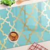 Multifunctional Decorative Kitchen Board with Hardened Arabic Pattern 80x52 Cm