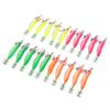 20Pcs Shrimp Bait Luminous Wood Shrimp Lure Artificial Fishing Lure Fishing Tackle Accessory for River Ocean