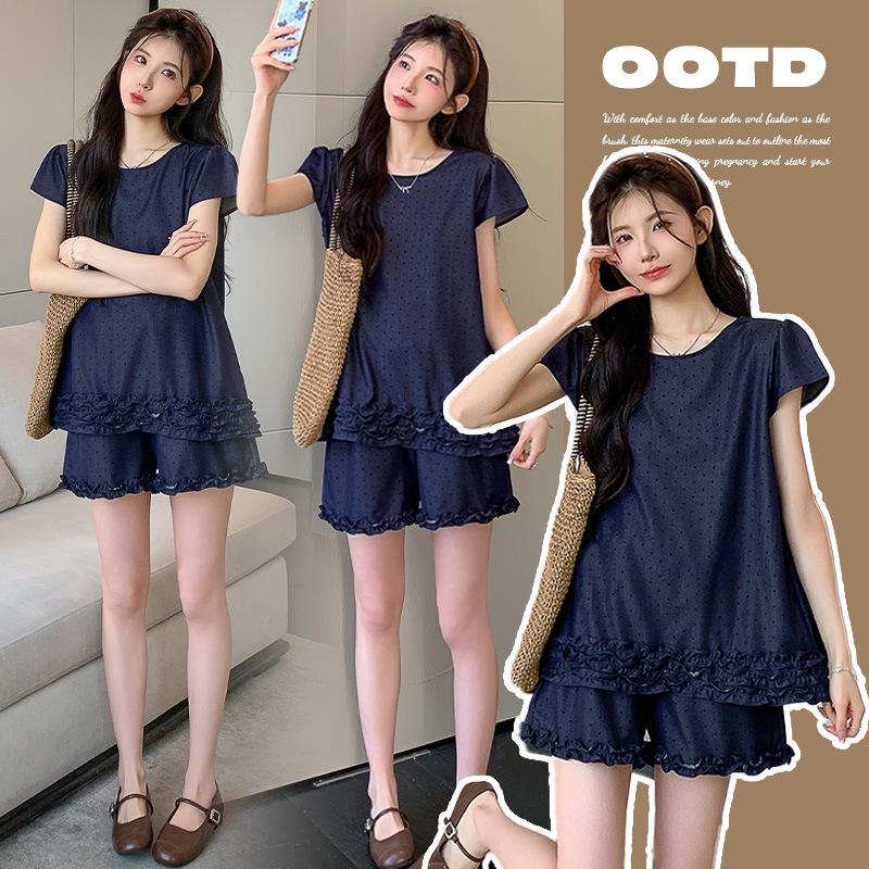 Plus Size Maternity Summer Outfit - 2026 Tencel Denim Set