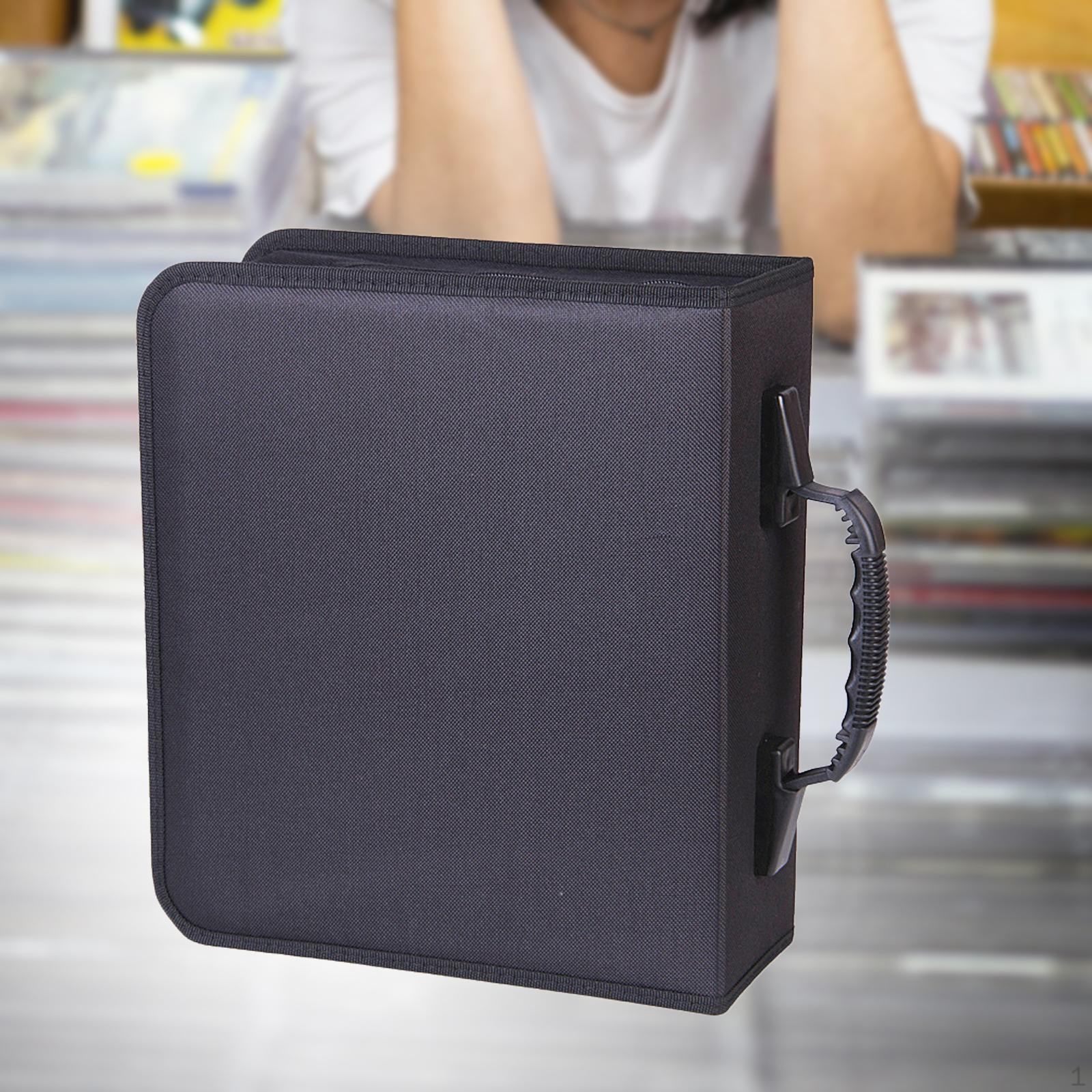 CD Case Holder Versatile Dustproof, Portable, Oxford Cloth, 320 Large Capacity DVD Binder Storage