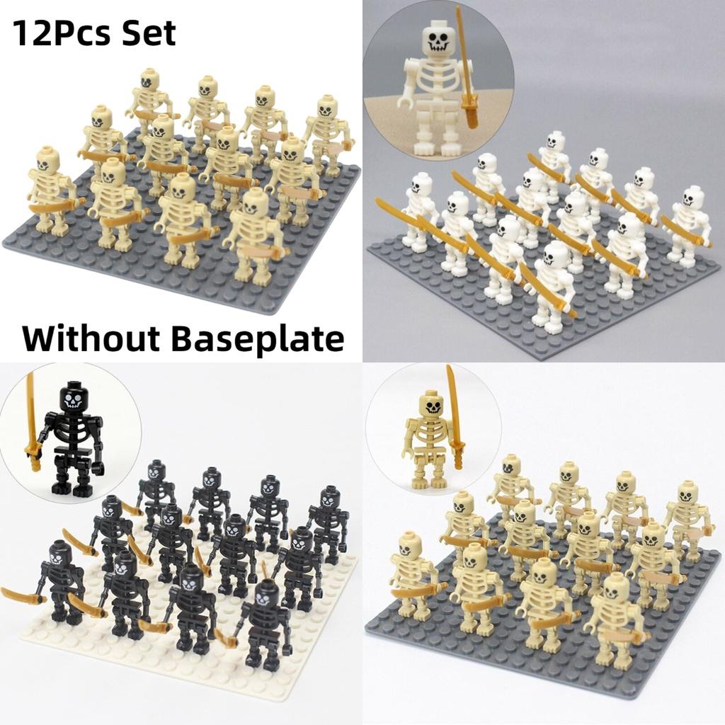 Lojo Ninja Scheletro Soldato Blocchi da Costruzione Plastica ABS Particelle Mini Figure da Costruzione