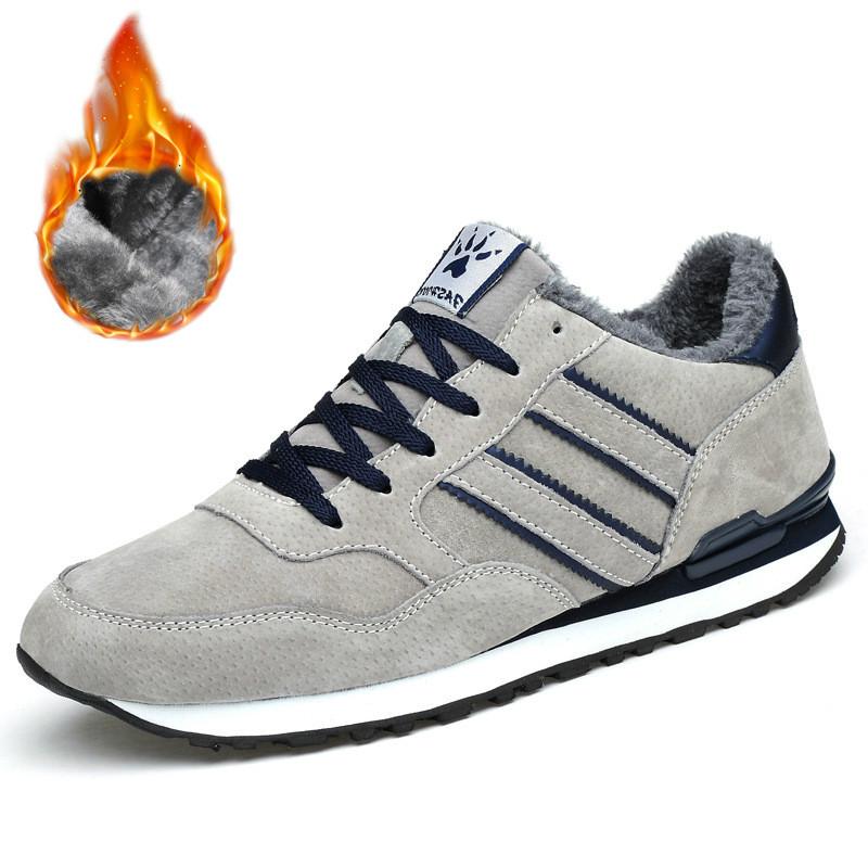 2022 Chaussures Décontractées Homme en Cuir Artificiel Homme Printemps Homme Décontracté Chaussures Légères Baskets à Lacets Plats Respirantes Extérieur Sapato
