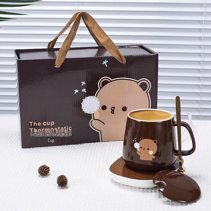 Умный набор керамических кружек с подогревом Tianyan 55°C