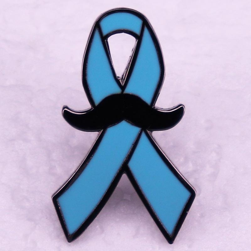 Blue Ribbon Men s Health Awareness Brooch