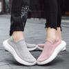 Couple socks shoes summer simple casual shoes one pedal lazy shoes lightweight mesh large size sports men's shoes