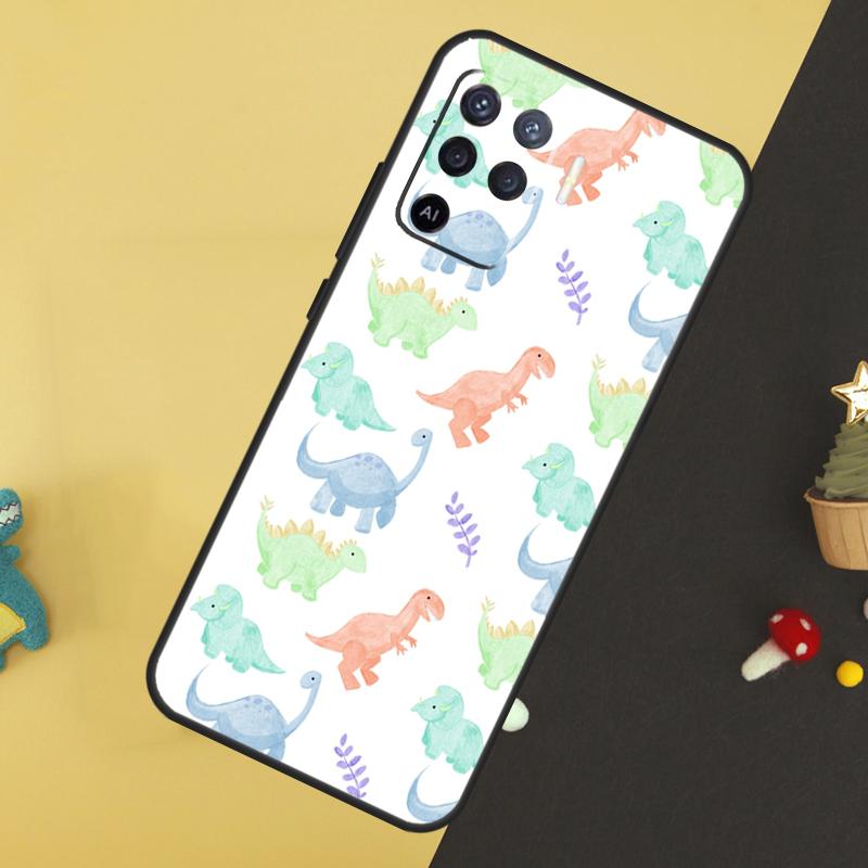 Dinosaur Collage For OPPO A9 A5 A53 2020 A52 A72 A96 A76 A16 A54 A74 A94 A58 A78 A98 A15 A79 A17 A57 A77 Case