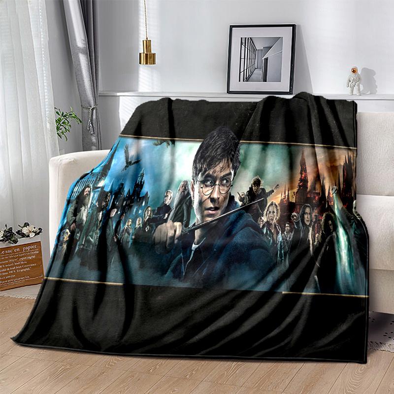 Harry Potter: The Ultimate Fantasy Adventure PosterPrint Blanket, Soft Blanket For Sofa Office Bed And Travelling Daughter Birthday Gift Esj