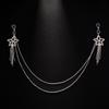 Five-pointed Star Tassel Breast Chain Rhinestone Body Chain Bust Chain for Women