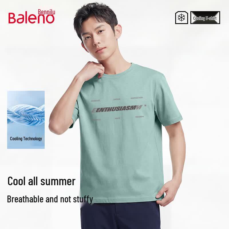 

Baleno Men s Ice-Feel Graphic T-Shirt XL