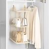 Mehrschichtiger Stoff Wandmontierter Dormi Aufbewahrungs-Ra Beutel Hängender Organizer Schrank Aufbewahrungsbeutel für Schlafzimmerorganisation