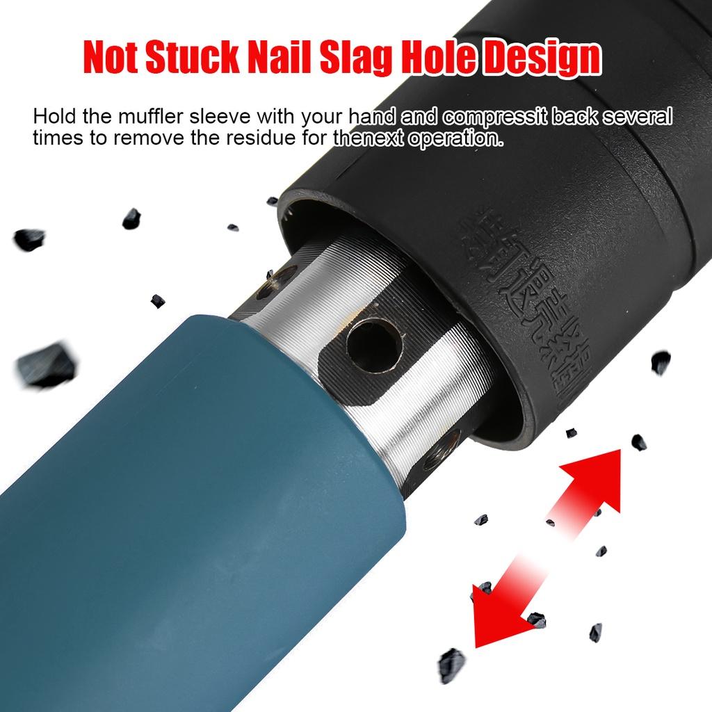 4 Gears Rivet Tool Low Noise Home Concrete Wall Anchor Wire Slotting Device Metalworking Power Tool Upgraded Steel Nails Guns