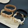 Choker Halsband Dames Nekband Bel Halsband Liefde Punk Subcultuur Leren Ketting