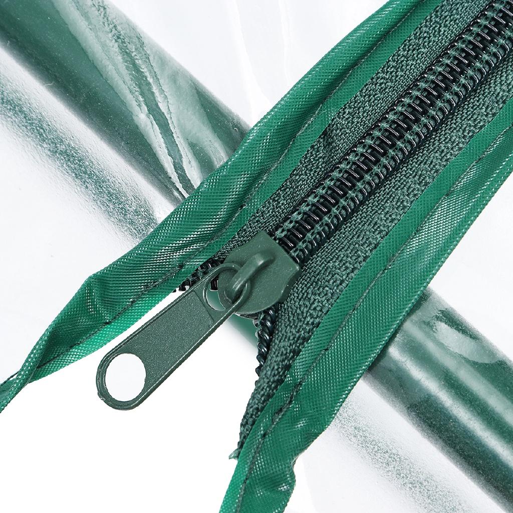 Outdoor Plant Cover Frame Removable Steel Zipper Garden GreenHouse PVC Warm Garden Household Plant Greenhouse Cover