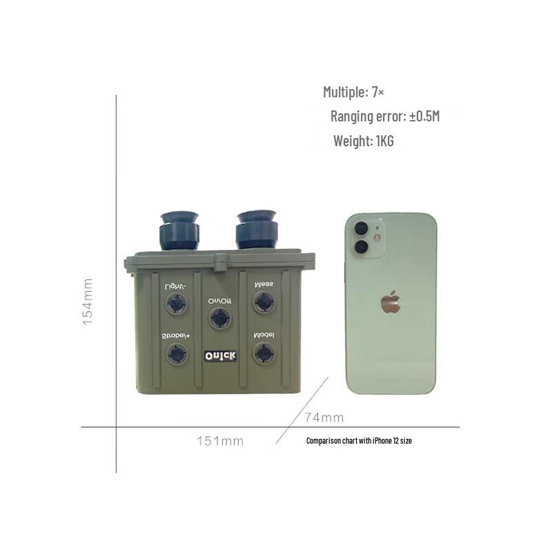 Onick Long-Range Laser Rangefinder Binoculars