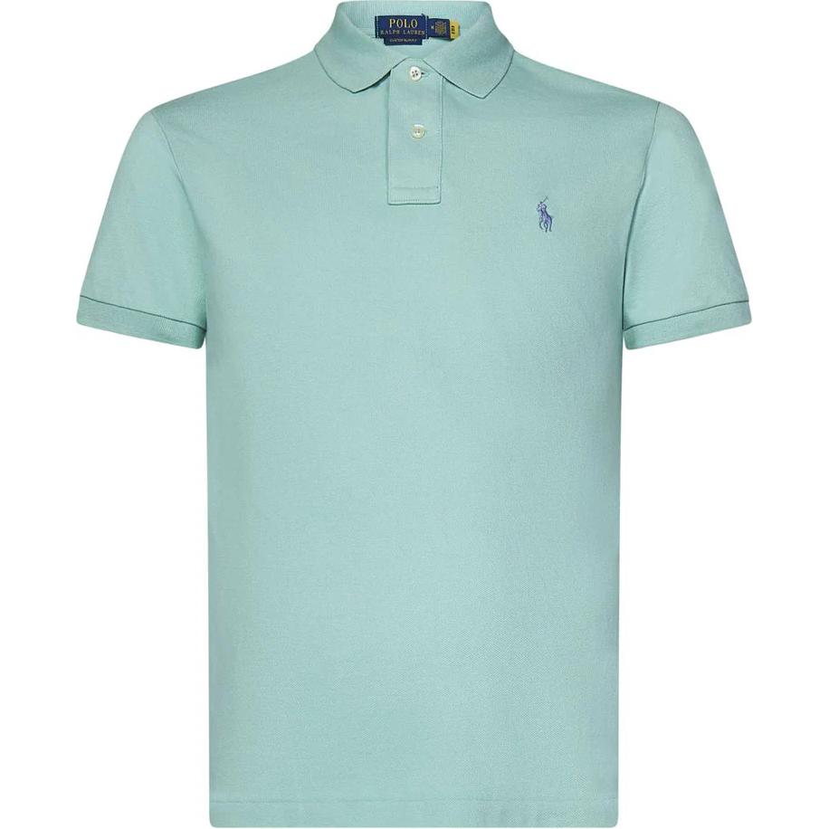 

Polo Ralph Lauren Slim Fit Ribbed Polo Shirt Men tops Light-Green 710680784-422 L