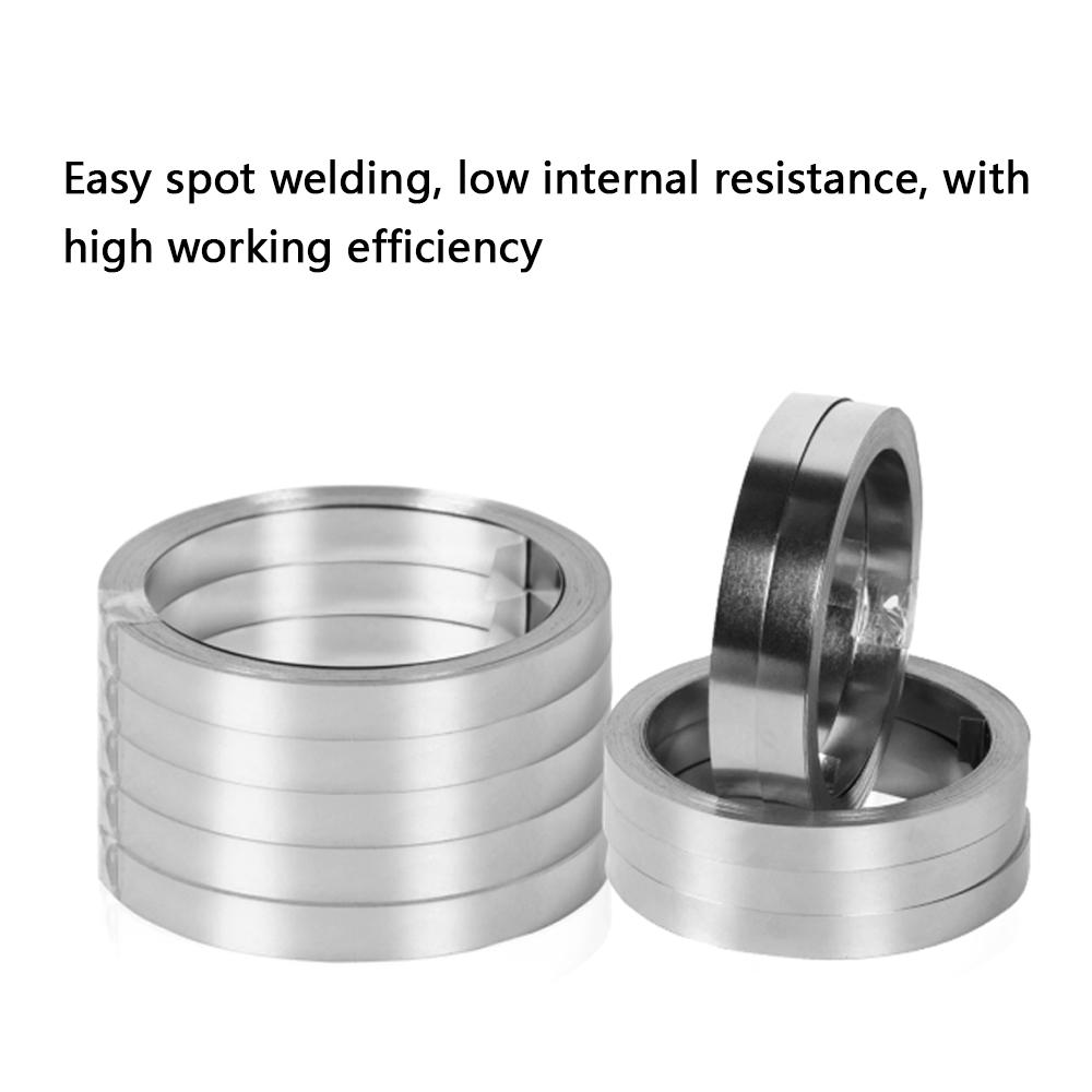 1 Roll 10m 18650 Li-ion Battery Nickel Sheet Plate Belt Connector Spot Welding Machine Battery