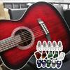 Pack of 15 Guitar Finger Thumb Fingernail Guitar Plastic Multicolor Silver Picks, Picks, Picks, Picks, Parts, & Metal, &