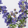 Green Leaves Simulation Big Violet Real Touch Fake Flower Faux Hyacinth Flower Branch  Party Favors