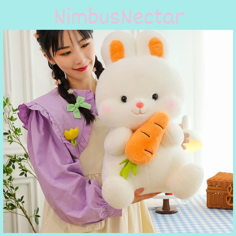 Rabbit Plush Toy Stuffed Animal Doll White Bunny Children's Birthday Gift Wholesale
