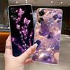 Case For OPPO A78 4G 5G A98 F23 A1X Flower Butterfly Phone Cases For Oppo A98 Soft Silicone Capa Transparent TPU Jelly Cover
