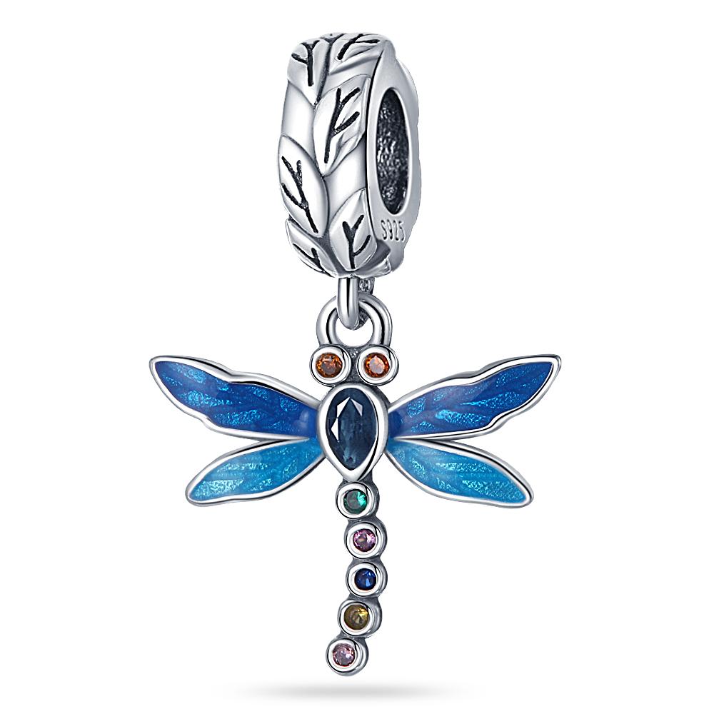 Copper Dangle Charm Beads Insect Birds Butterfly Original Accessories Bracelets Diy For Pendant Necklace Making For Women