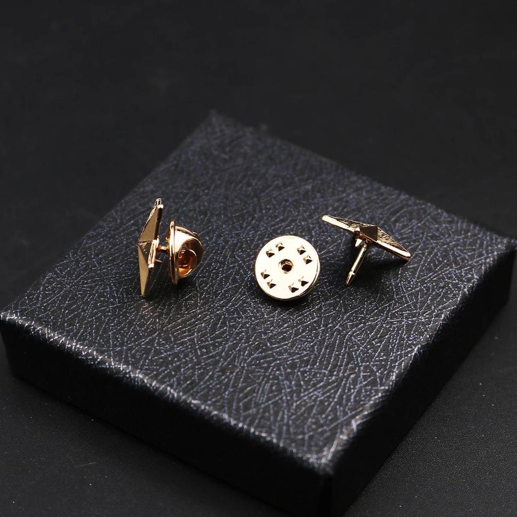 Spilla Distintivo Stella Piccola da Uomo e Donna per Camicette Spilla a Puntine Metalliche da Risvolto Spille e Spille a Forma di Stella per Colletto di Camicia Accessori