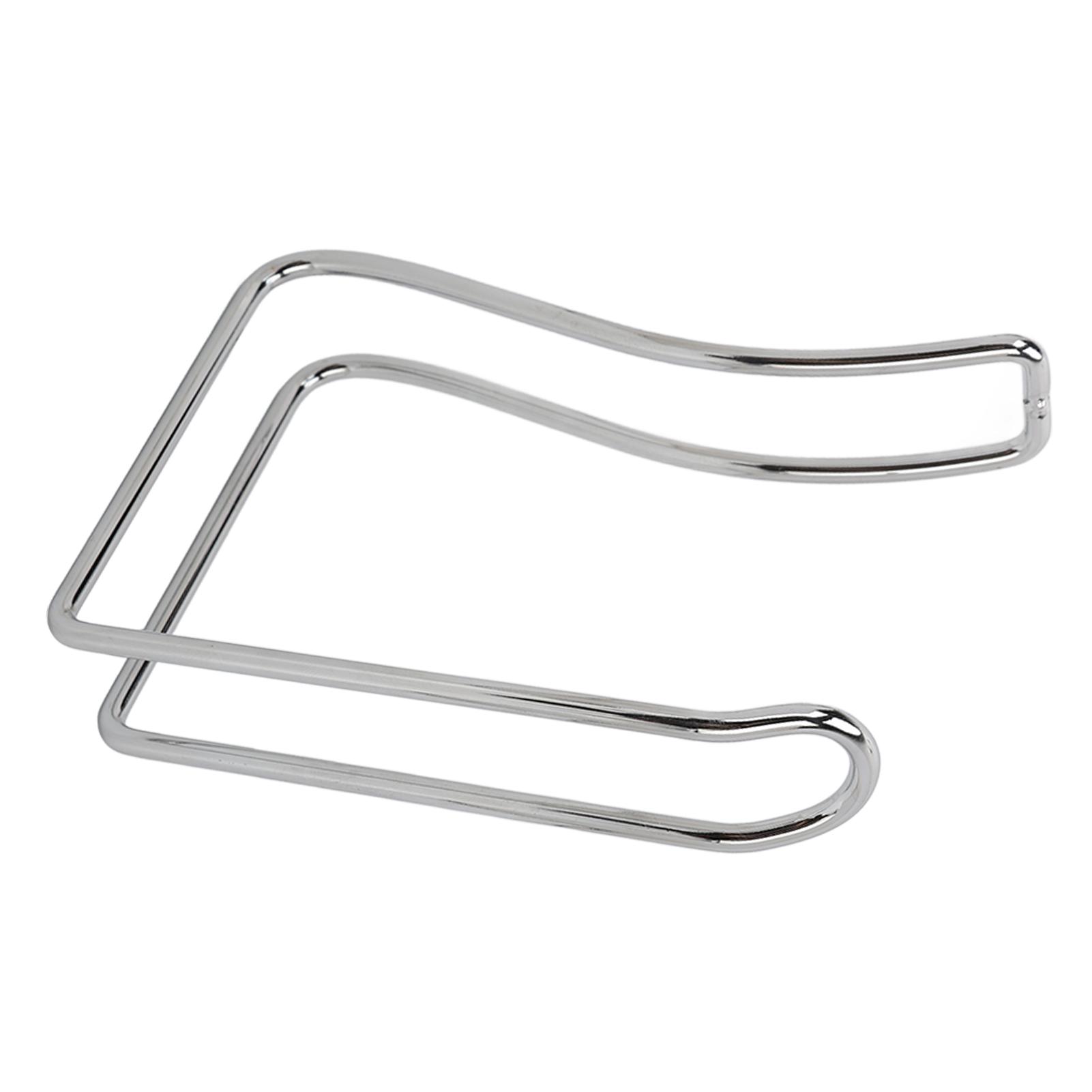 

Paper Towel Holder Wall Mounted Adhesive Waterproof Stainless Steel Stable Load Bearing Tissue Roll Hook for Home