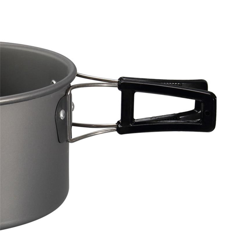 Picknick Kochen Utensilien Camping Kochgeschirr Set Wandern Langlebig 3 Teile/satz Aluminium Legierung