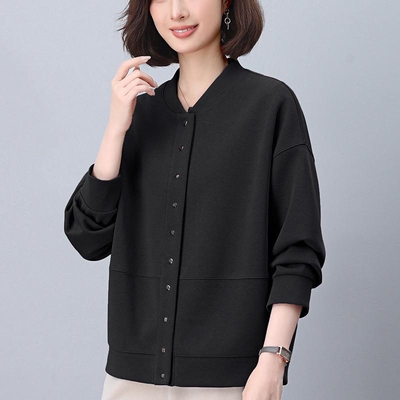 

Кардиган с круглым вырезом XXL чёрный