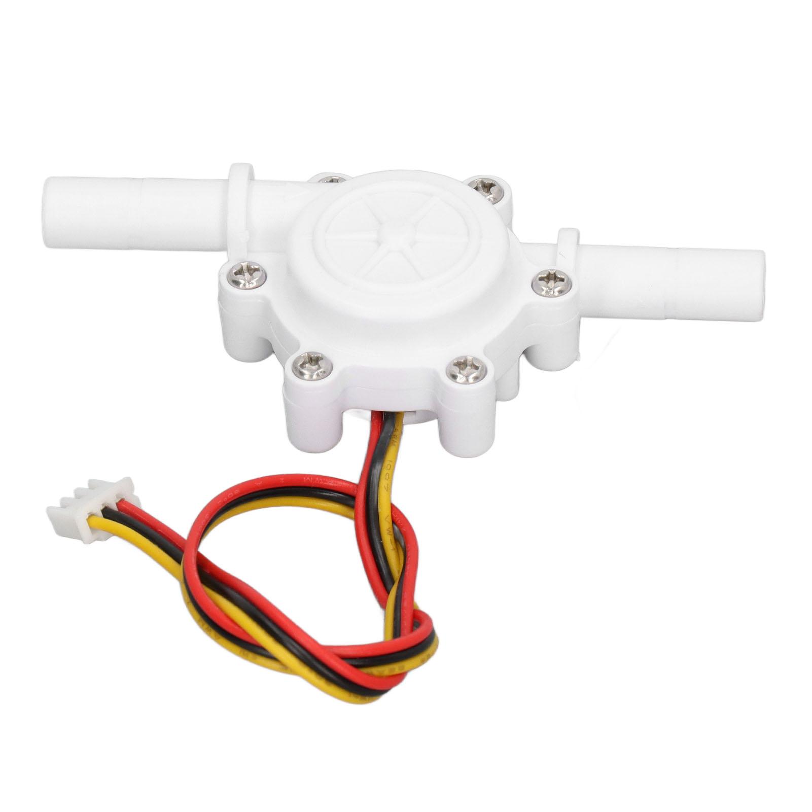 

Hall Flow Sensor Water Switch Flowmeter Fluid Meter DC3.5‑24V 0.3‑10L min 25cm 180 Degree G3 8
