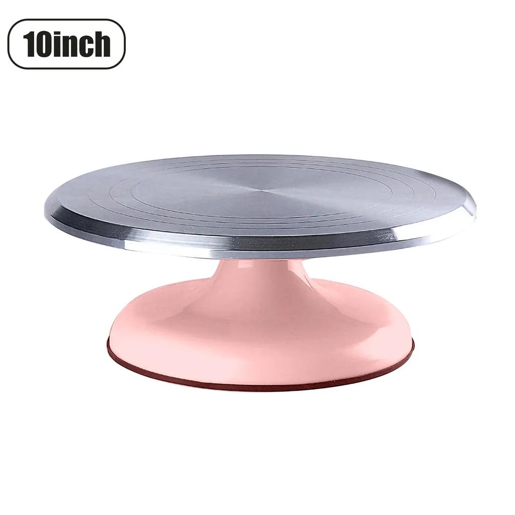 10/12Inch Pastry Turntable Cake Stand Aluminum Alloy Professional Pastry Rotating Tray and Pastry Accessories Decoration Tool