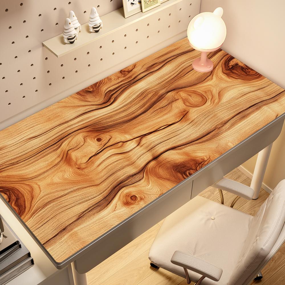

Large wood grain annual ring mouse pad, rubber anti-slip PC keyboard mouse pad, lockedge durable desk mat, office accessories 600x300x2mm