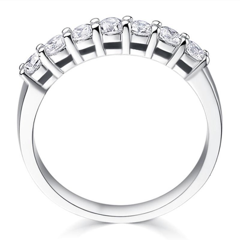 2026 Fashion Row Diamond Ring Broken Diamond Female Index Knuckle Zircon Ring Korean Version Couple Vice Ring Tail Ring Jewelry