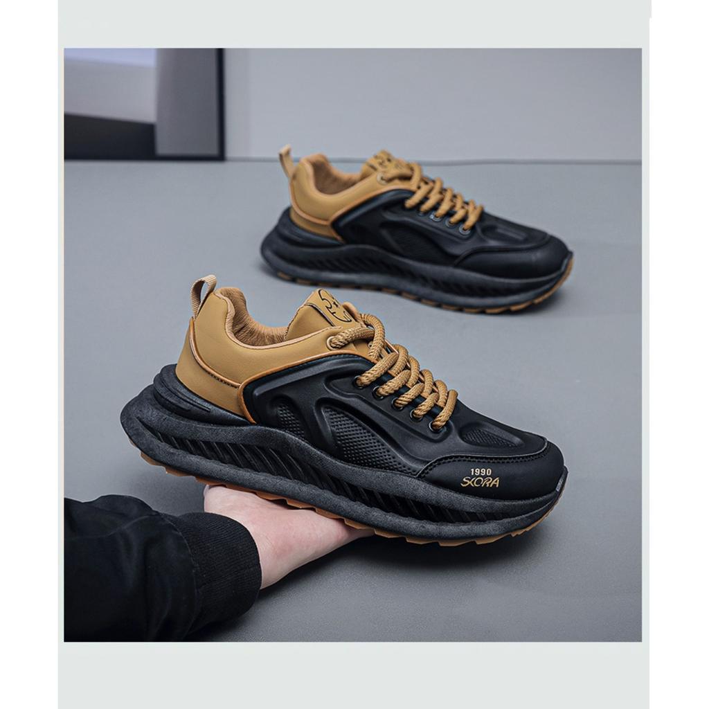 Casual Shoes Men's Shoes Korean Fashion Pops Shoes Men Tide Shoes Thick Bottom Running Sports Shoes