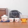 Shangqi Portable Ceramic Kung Fu Tea Set