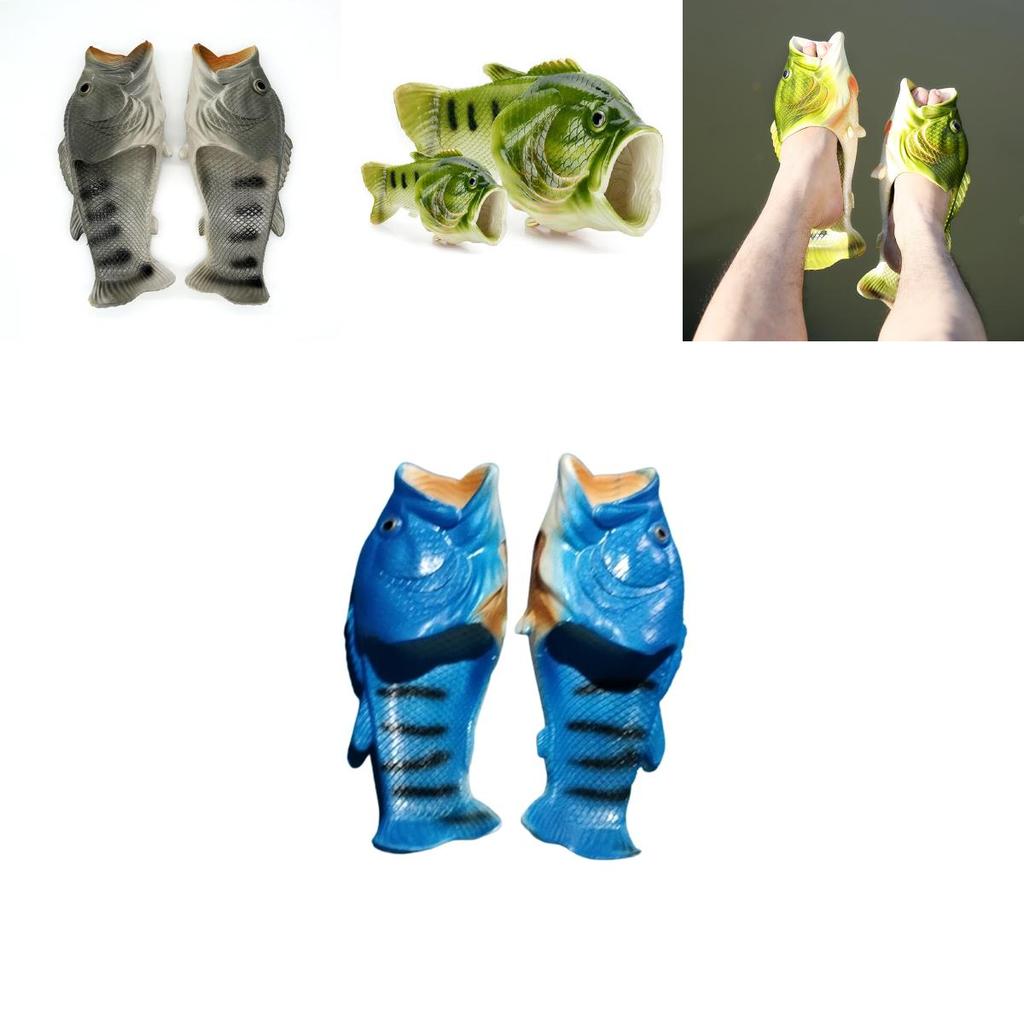 Leuke En Funky Vis Pantoffelsandalen Voor Volwassenen En Kinderen