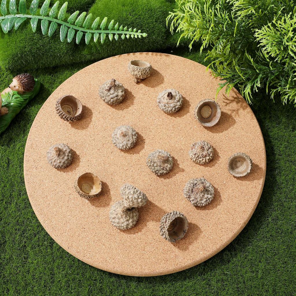 50/100PC Natural Acorn Cap Dried Acorn Decorative Christmas Tree Hanging Pendant DIY Autumn Fall Ornament For Golden Christmas