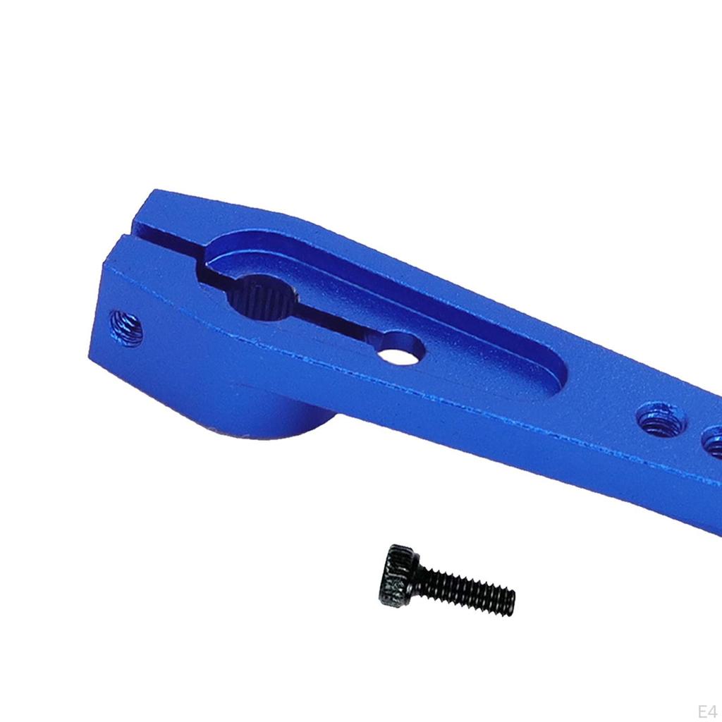 25T Aluminum Alloy Servo Long Steering Arm with Screw Metal for RC Vehicles, Cars,