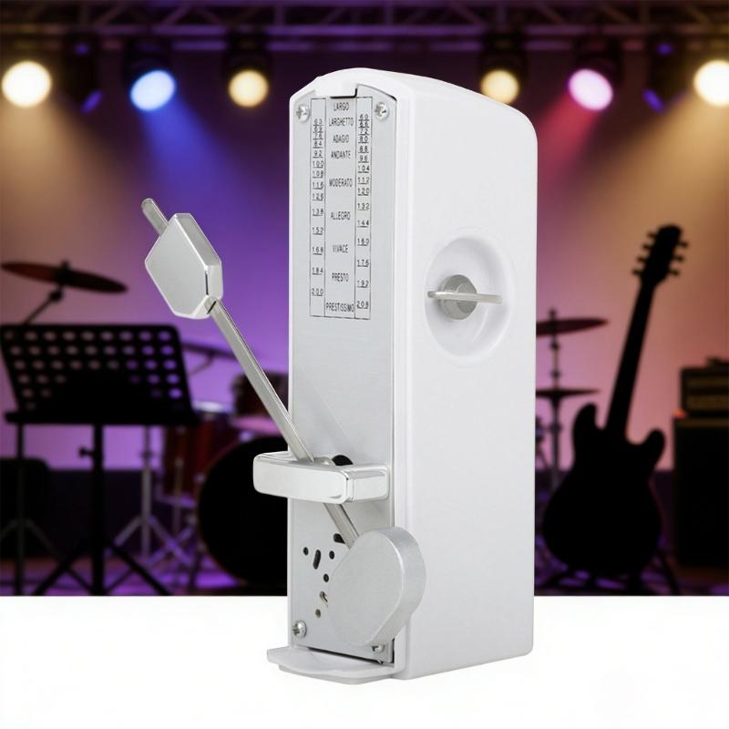 Standard Guitar Metronome Online Mechanical Rhythm Pendulum Metronome for Guitar Bass Piano Violin Musical Instruments