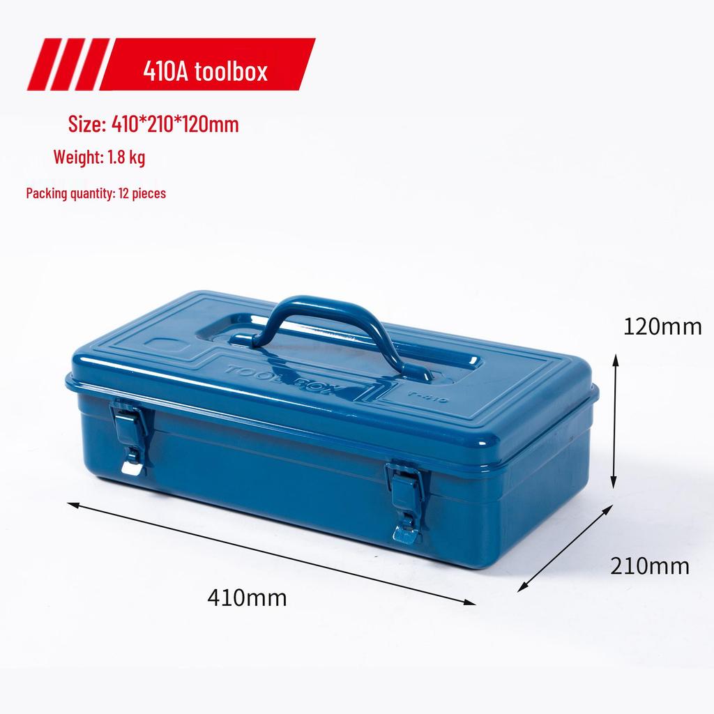 Industrial Grade Large Capacity Portable Toolbox with Multifunctional Storage for Automotive Repair