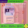 Intelligent Atm Machine Money Bank Safe Box Money Bank with Music Saving Coin Cash Bank Fingerprint Face Unlock Kids Toy Girls