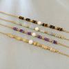 1pc Shell Bead Bracelet for Women Choker Natural Stone Amethyst Beads Bracelet Jewellery For Women Gift