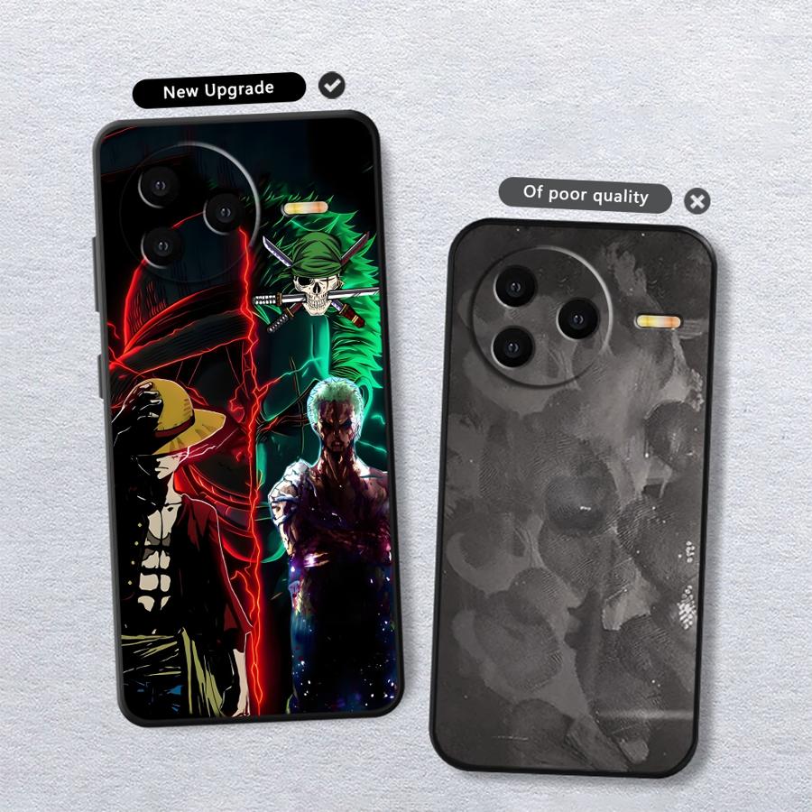 One Piece Cool Green Zoro Black Soft Phone Cover Case for Xiaomi Redmi A5 13C A4 14C A3 9 A1 A2 Plus K40 K80 Pro 10 12C