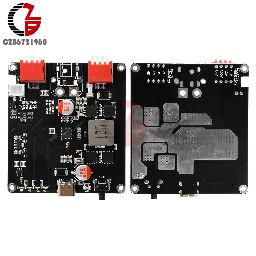 140W Bidirectional Fast Charging Module 2S 3S 4S 5S 6S Lithium Battery Charging Board IP2366 BMS Charger Auto Temperature Contro