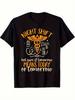 Black Night Shift Graphic T Shirt Funny Medical Nurse Emergency Worker Crew Neck Casual Daily Work A