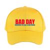 Bad Day to be a Hot Dog Cap Summer Woman Man Baseball Cap Adjustable with Curved Brim Duckbill Cap Protection Sun Hats