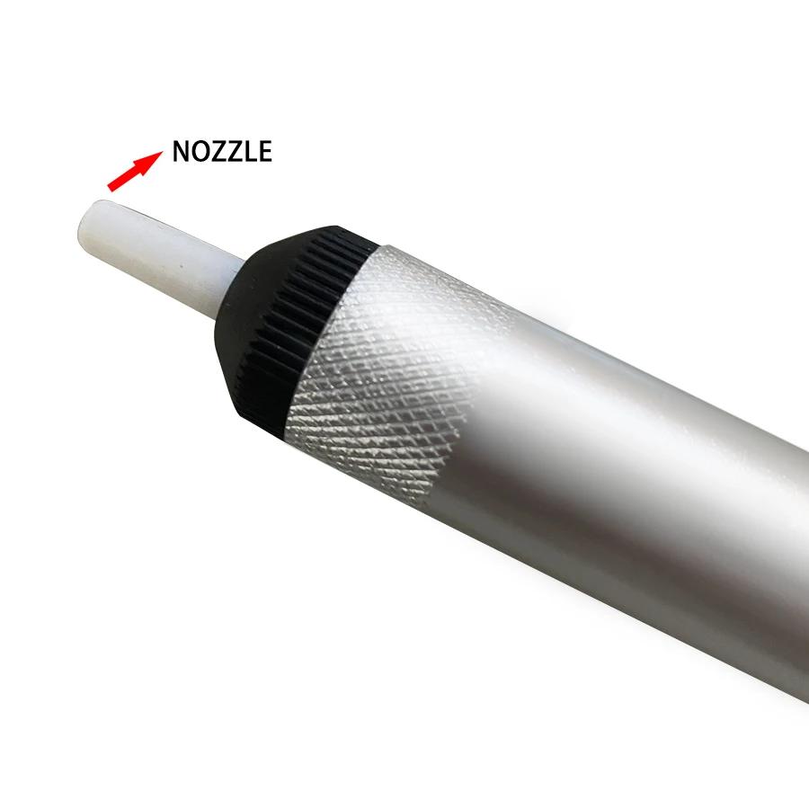 Aluminium-Entlötsaugpumpe, Werkzeug, Lötsauger, Saugnapf, Zinnstift-Entfernungsgerät, blau, Vakuum-Lötkolben-Entlötgerät