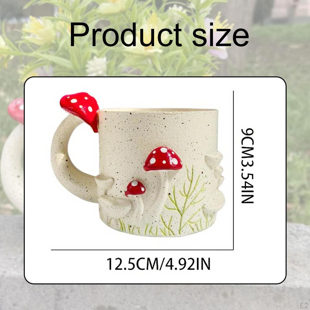 Vaso Fiore Vaso da Tavolo Ornamento Piccolo Resina Versatile Portapenne per Piante per Camera da Letto Interno