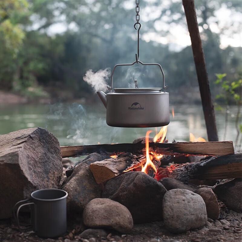Naturehike 1L Portable Titanium Camping Kettle